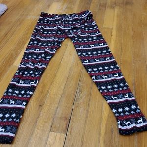 Christmas leggings NWOT